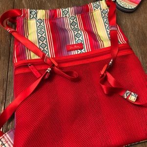 Vera Bradley Backpack & Matching Flip Flops